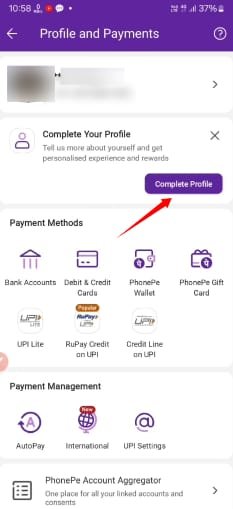 phonepe account create