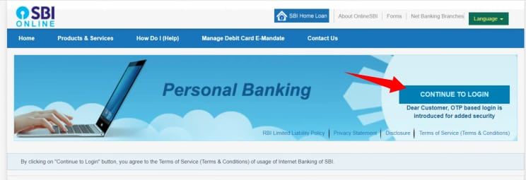 sbi net banking registration