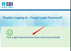 state bank of india  internet banking login password reset