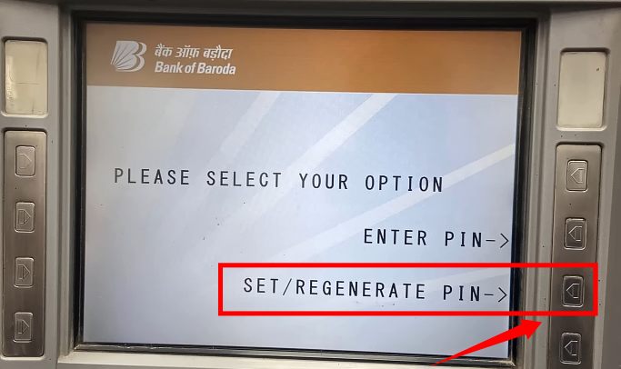 bank of baroda atm pin generation