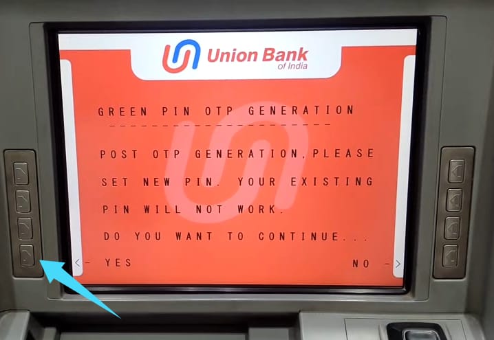 union bank atm pin generate