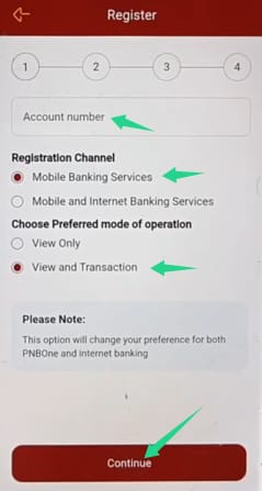 pnb one registration kaise kare