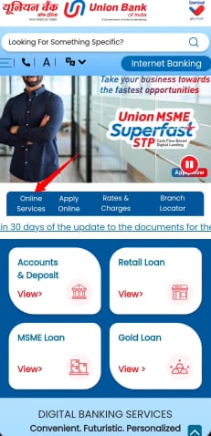 union bank of india account open online