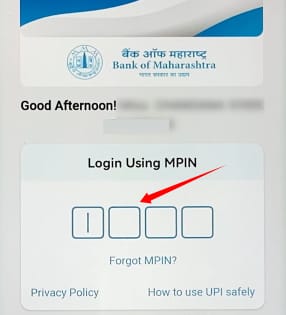 Bank of Maharashtra Account Statement