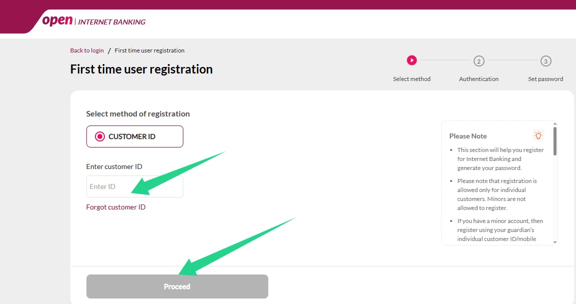 axis bank internet banking registration online process