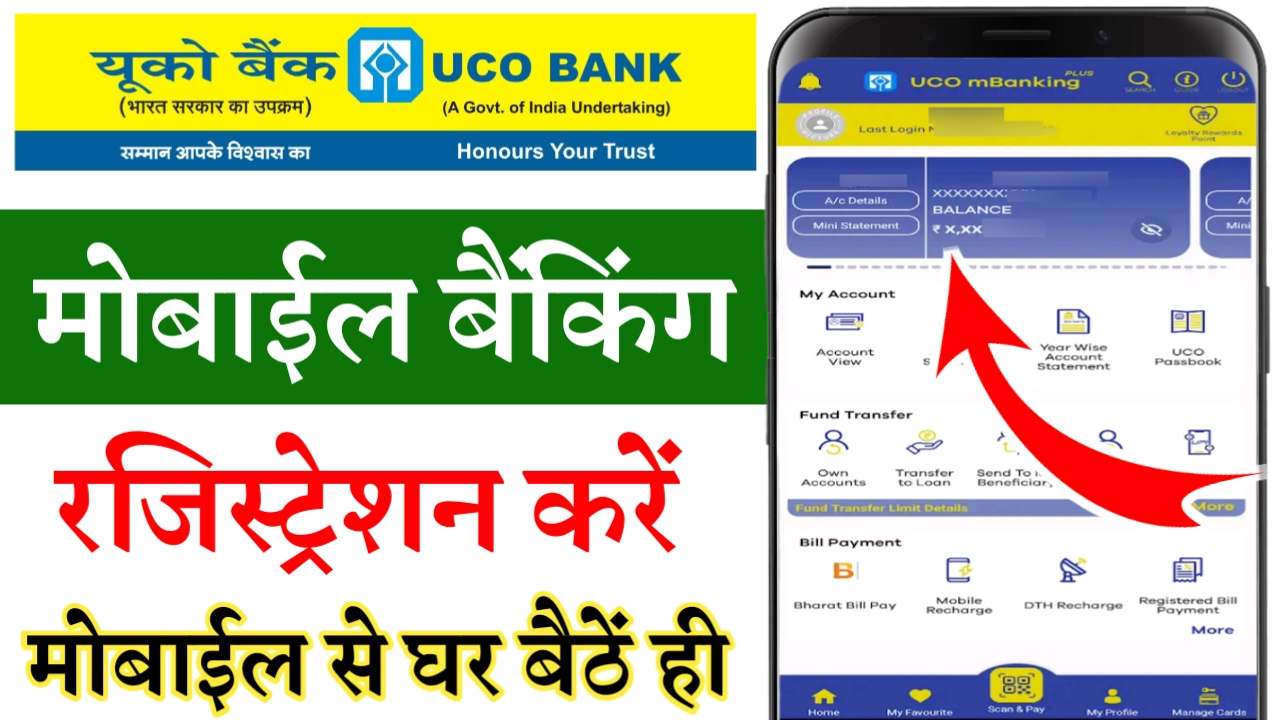UCO Bank Mobile Banking Registration